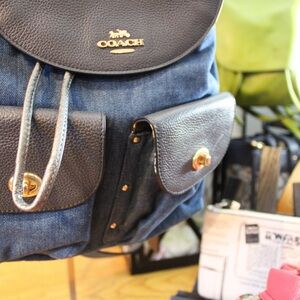 Coach Billie Backpack in Denim